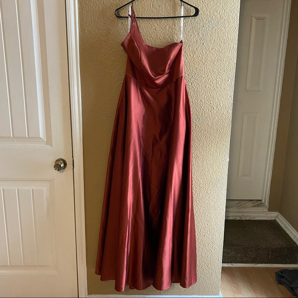 David’s Bridal Bridesmaid Dress.